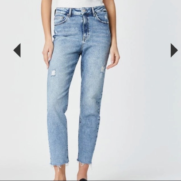 Mavi Denim - Mavi Star Iconic High rise Mom Jean Blue Size 26 L 29